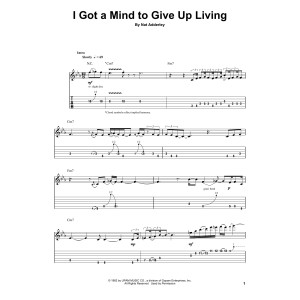 I Got A Mind To Give Up Living
